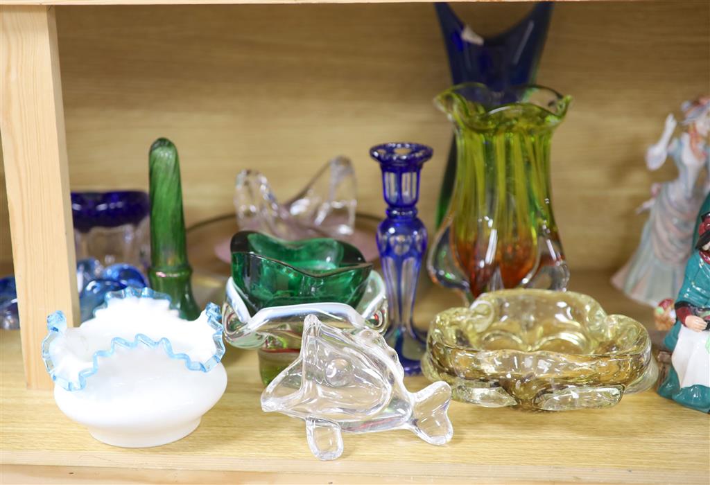 A collection of 1960s and later Studio glass
